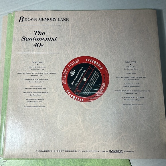 Down Memory Lane (65 Years Of Song Hits) 10 LP Box Set Reader's Digest ‎– RD4-40 - Picture 14 of 16